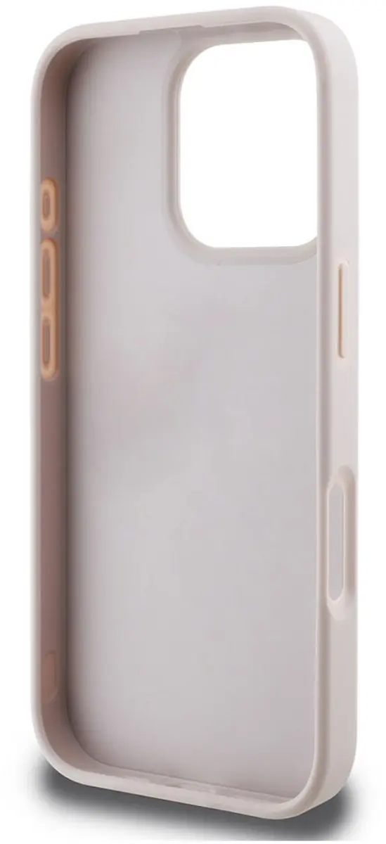 GUESS Hoesje iPhone 16 Pro Champagneroze - GUHCP16LP4TDPP