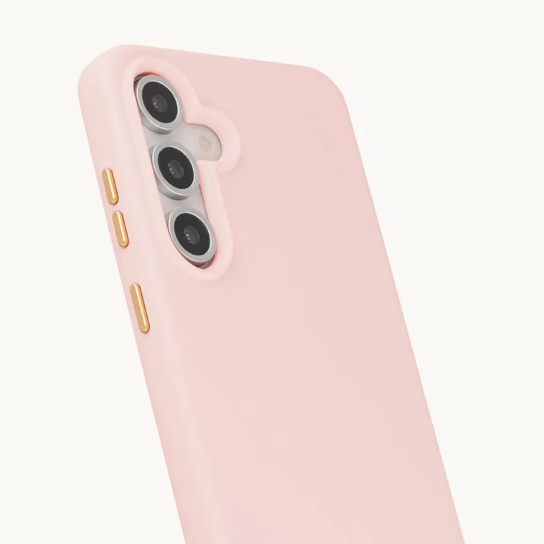 Selencia Hoesje Samsung Galaxy S24 FE - MagSafe - Roze