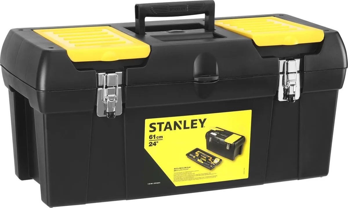 Stanley Batipro Gereedschapskoffer 24" - 2-delig - Zwart/Geel