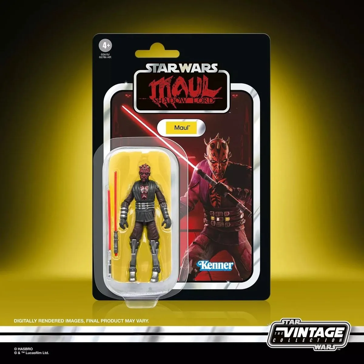 Hasbro Star Wars Maul Shadow Lord Vintage Action Figure 10cm - G26155X0 - Multicolor