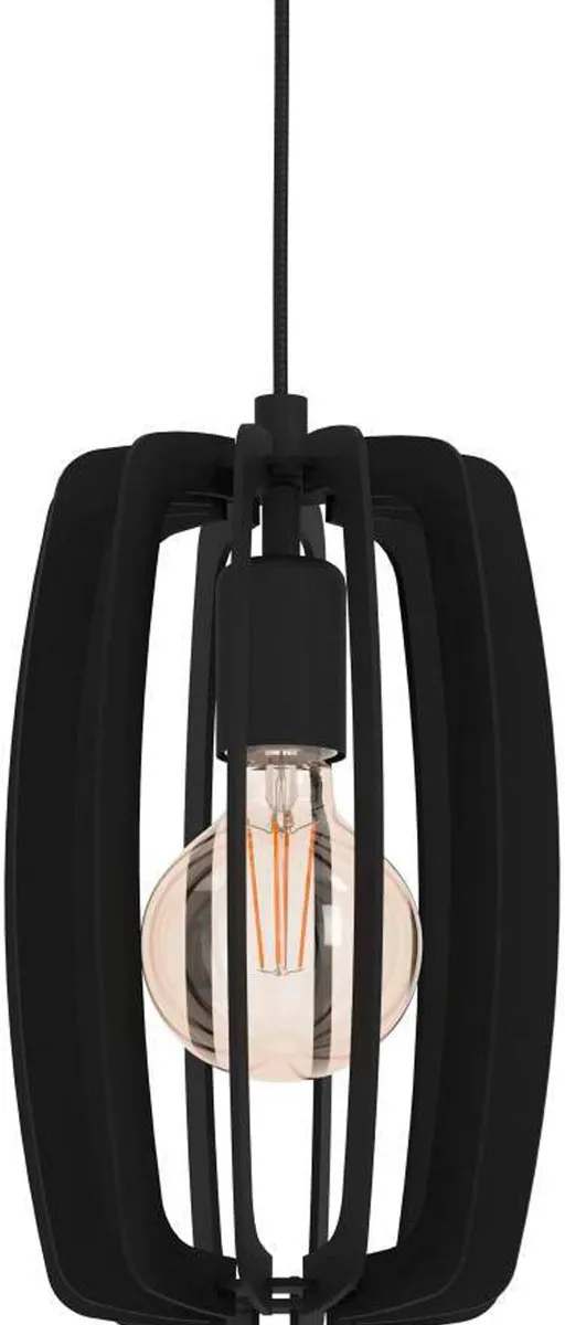 Eglo Bajazzara Hanglamp E27 - 89cm - Zwart