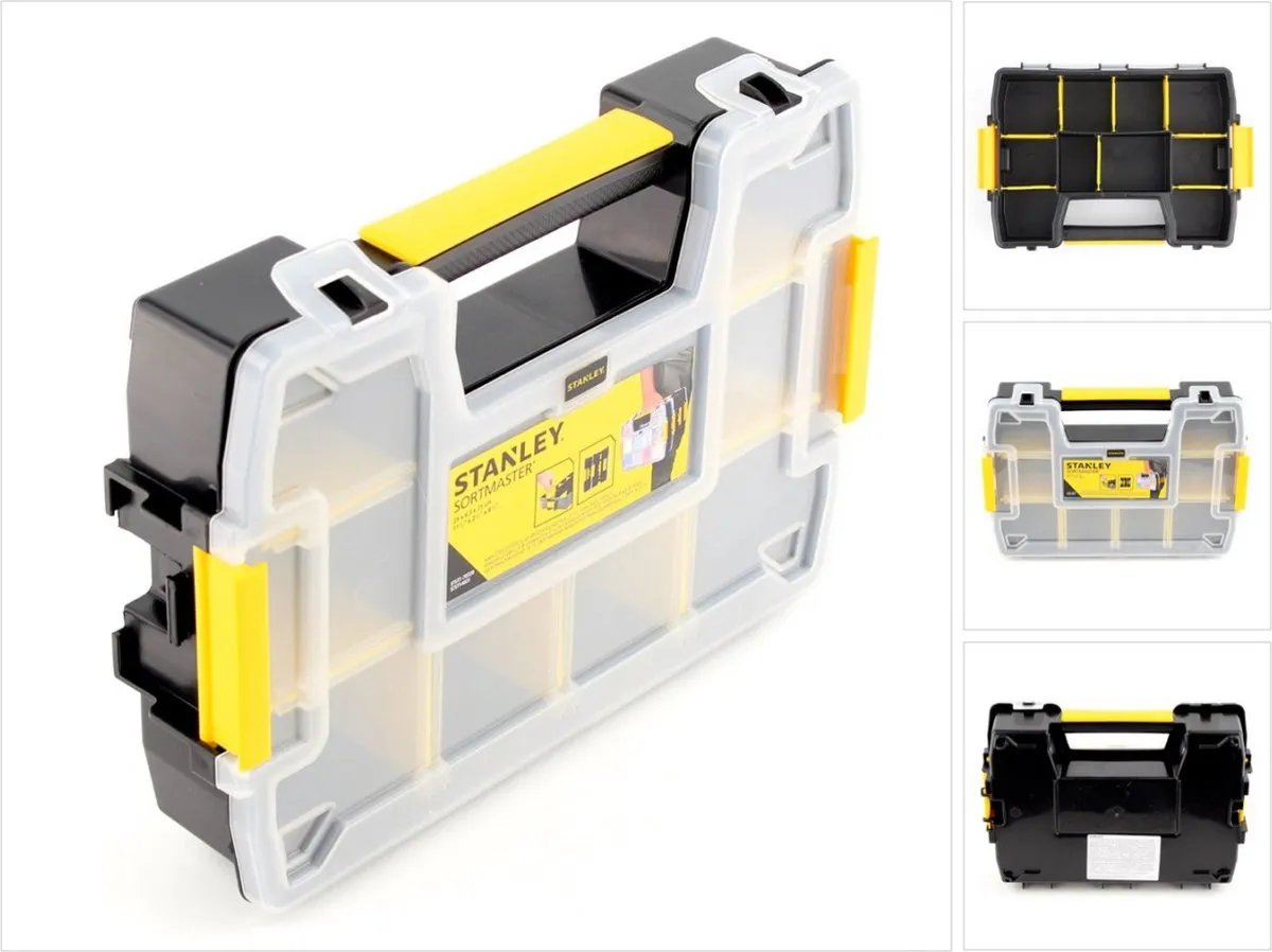 Stanley SortMaster Organiser STST1-70720 - 290x210x63mm Zwart