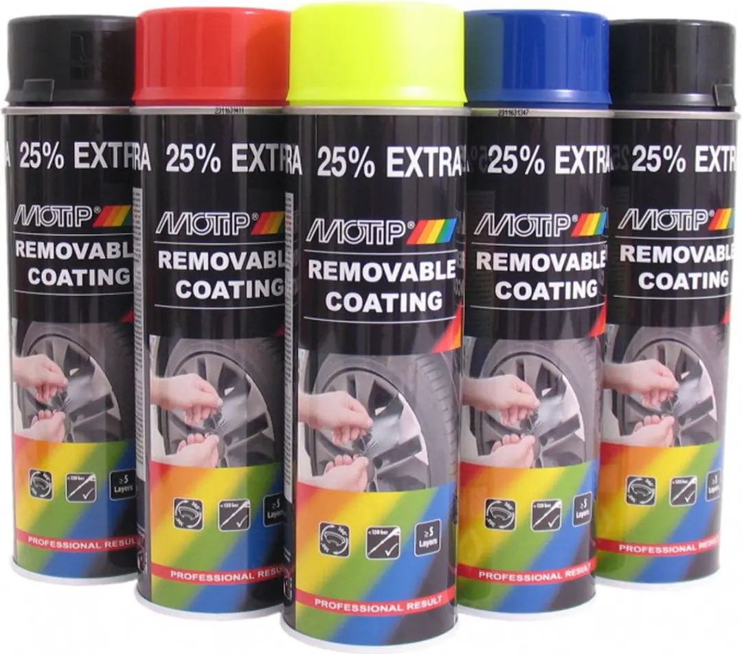 Motip SprayPlast Hoogglans Zwart 500ml