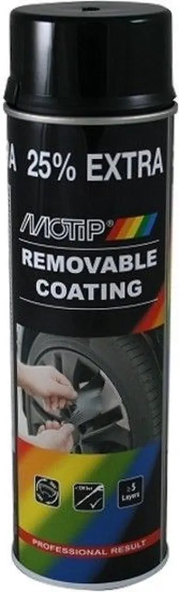 Motip SprayPlast Hoogglans Zwart 500ml