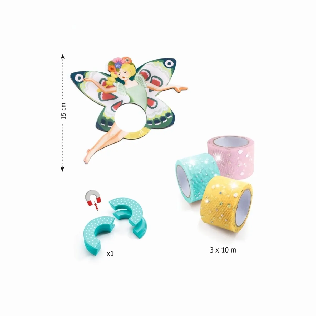 Djeco Pomponkistje Feeën - Multi Color - afbeelding 3 van 6