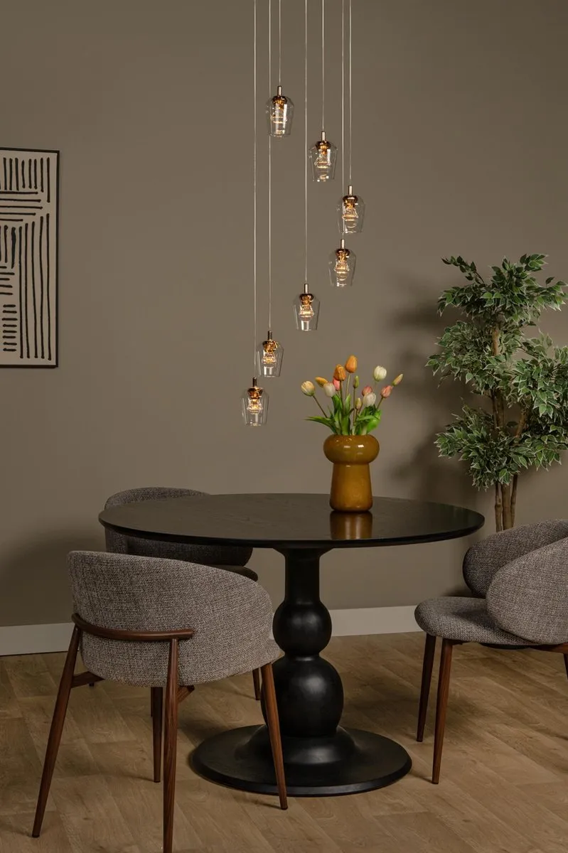 Lucide Berliane Hanglamp Ø39cm - 7x4W LED 2700K Transparant