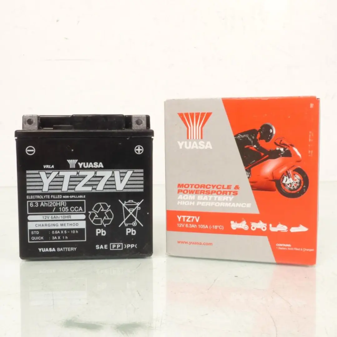 Yuasa YTZ7V Motoraccu 12V 6.3Ah