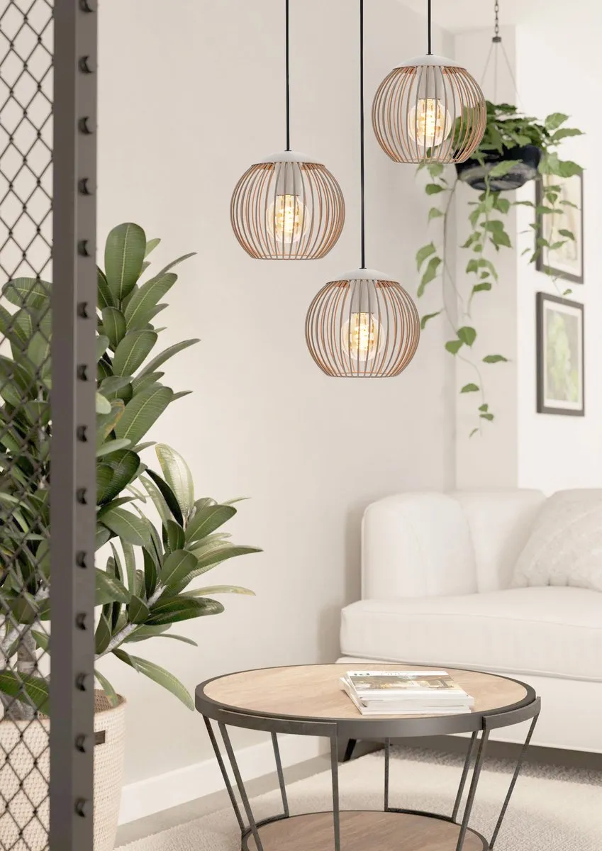 Eglo Lindero Hanglamp Ø46,5cm - Zandkleur