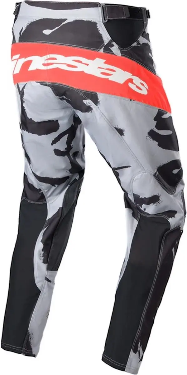 Alpinestars Racer Tactical Cast MX Broek - Grijs Camo Rood - 30