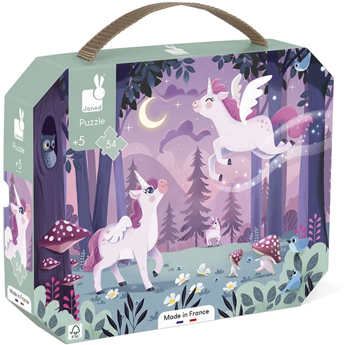 Janod Puzzel Unicorn 54 Stuks