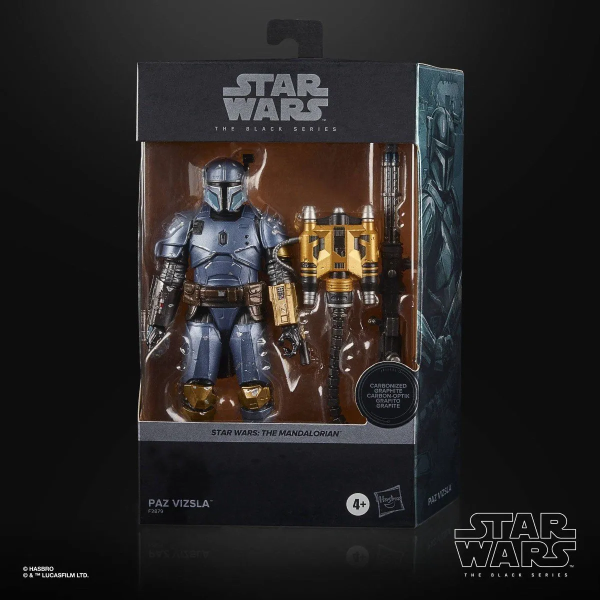 Star Wars The Black Series Paz Vizsla HASF2879 - Bonte kleuren - afbeelding 6 van 6