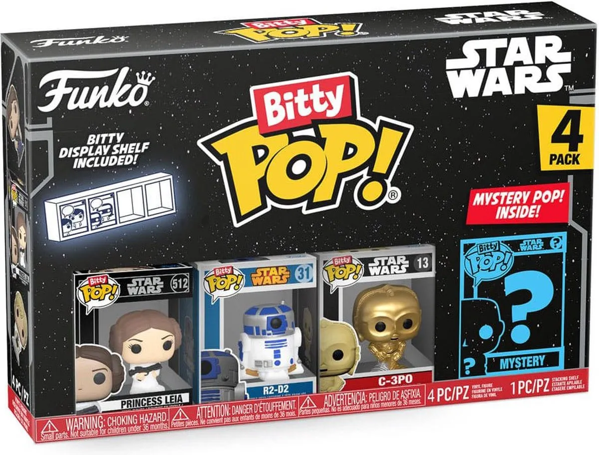 Funko Pop! FIVE NIGHTS AT FREDDY'S Bitty Pop 4 Pack - Freddy - Veelkleurig - afbeelding 6 van 6