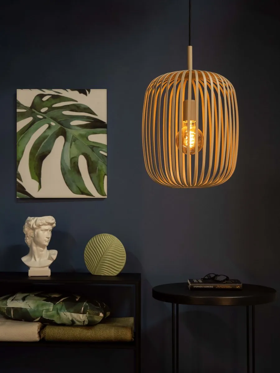 Eglo Romazzina Hanglamp E27 - Ø32,5cm - Zandkleur - afbeelding 6 van 6