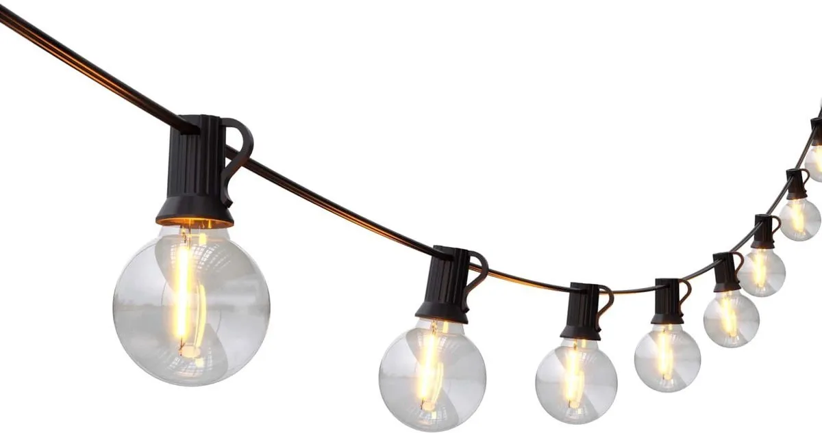 Calex Vista Lichtsnoer 45m - Voor Buiten - Lichtslinger met 75 lampjes - Warm Wit Licht - Tuinverlichting met afstandsbediening - Kerstverlichting