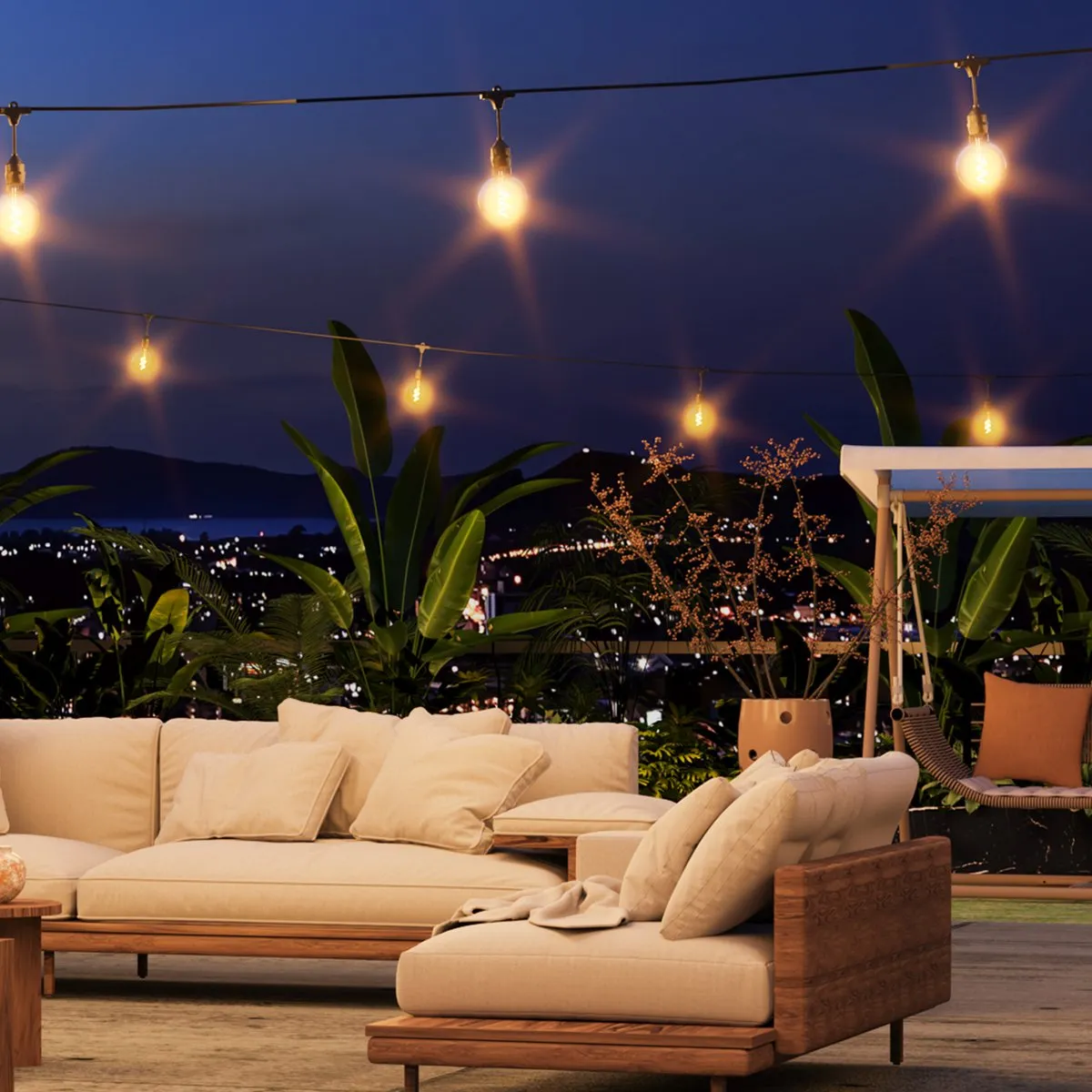 Calex Vista Solar Lichtsnoer 10m - 20 Warmwitte LED's