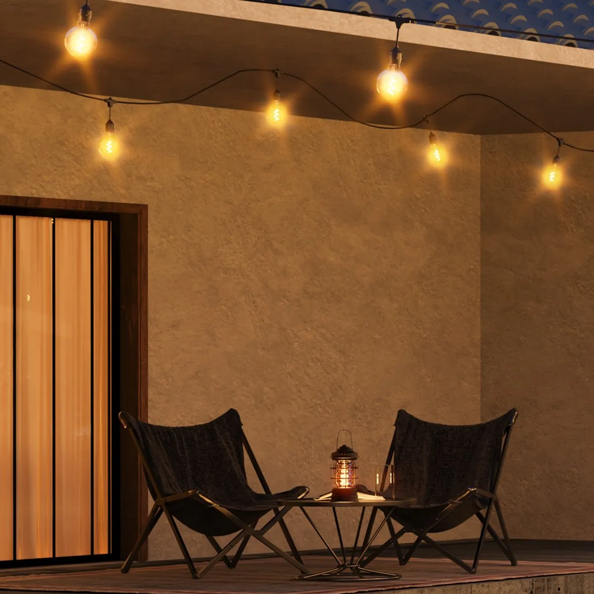 Calex Vista Solar Lichtsnoer 10m - 20 Warmwitte LED's
