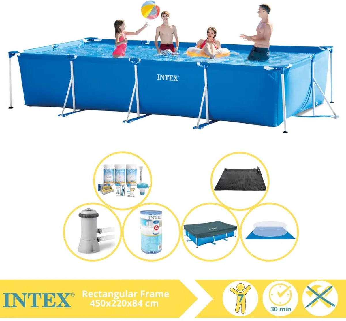 Intex 28273NP Opzetzwembad 450x220x84cm