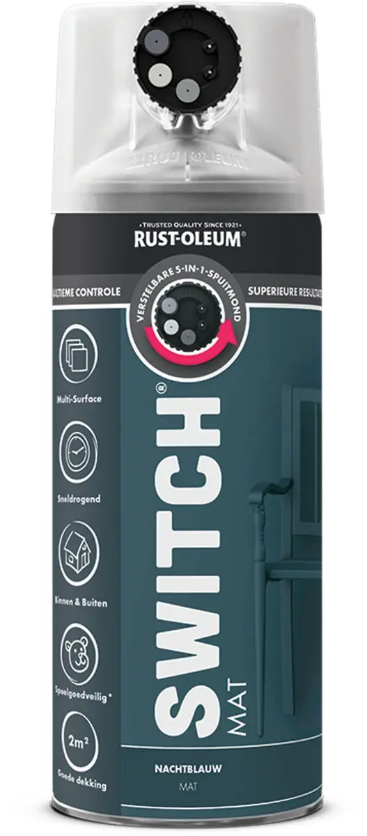 Rust-Oleum Switch Spuitbus Verf Mat 400ml