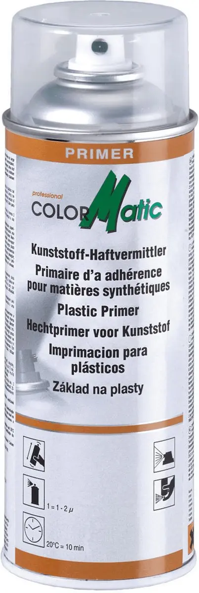 Motip ColorMatic Hechtprimer Kunststof 400ml - Wit