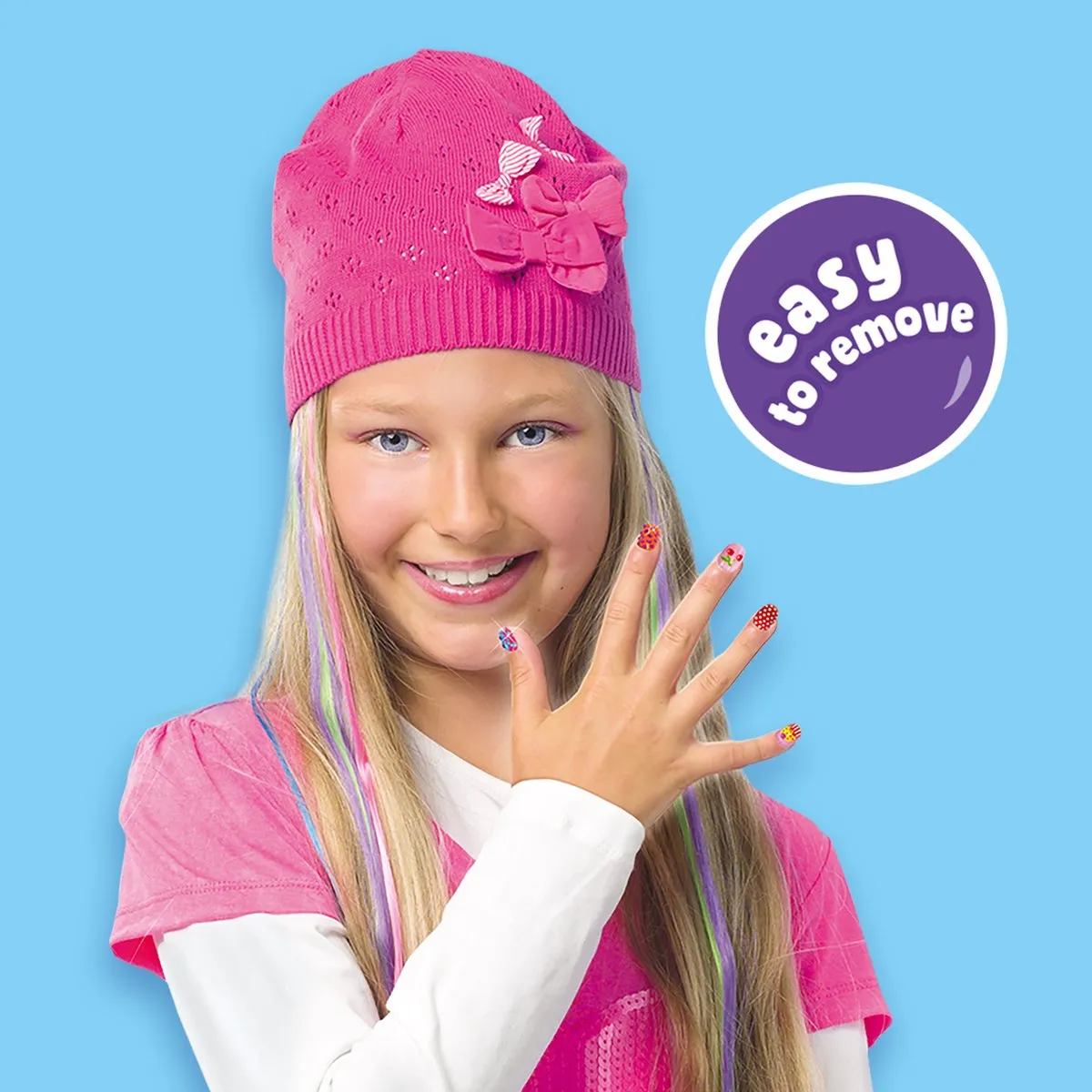 SES Creative Nagels Versieren Set - 12 Kleuren Nagellak met Glitterstenen - 54g