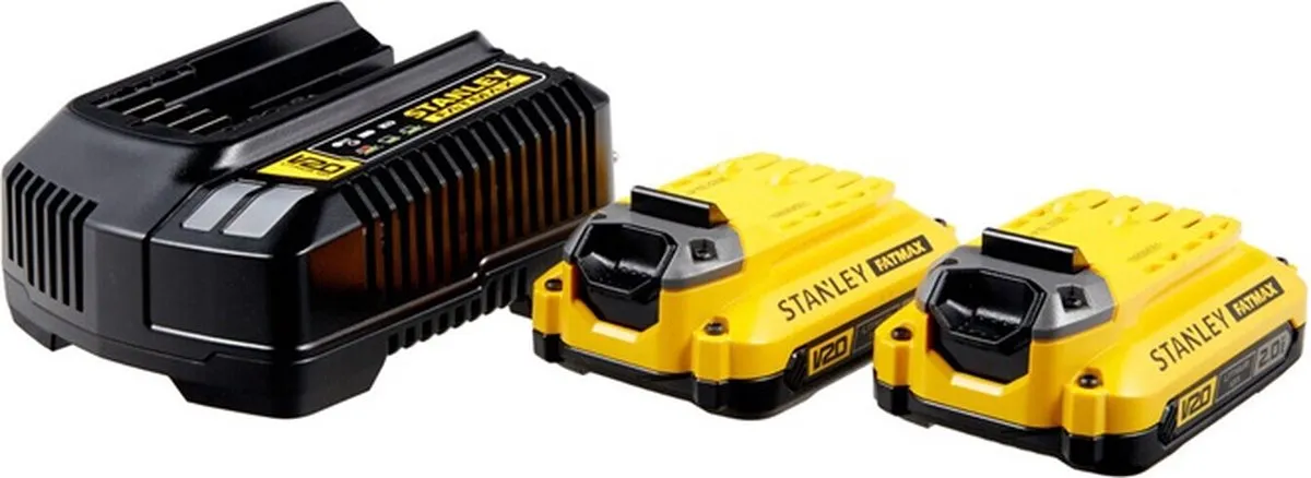 Stanley 18V ACCU-klopboor-/schroefmachine SFMCD711C2K-QW - 2x 1,5Ah