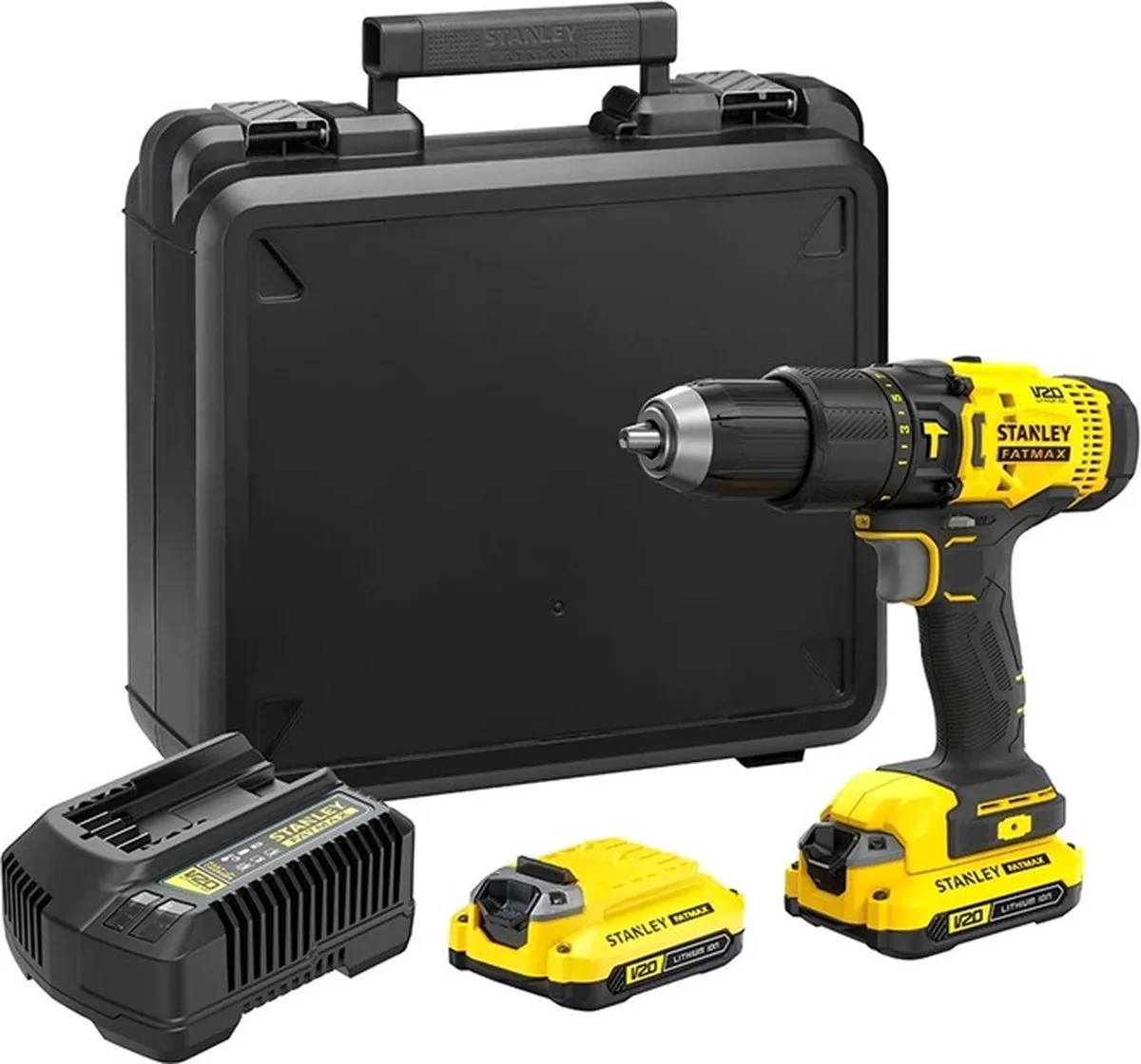 Stanley 18V ACCU-klopboor-/schroefmachine SFMCD711C2K-QW