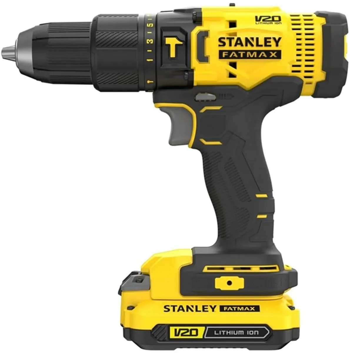 Stanley 18V ACCU-klopboor-/schroefmachine SFMCD711C2K-QW - 2x 1,5Ah
