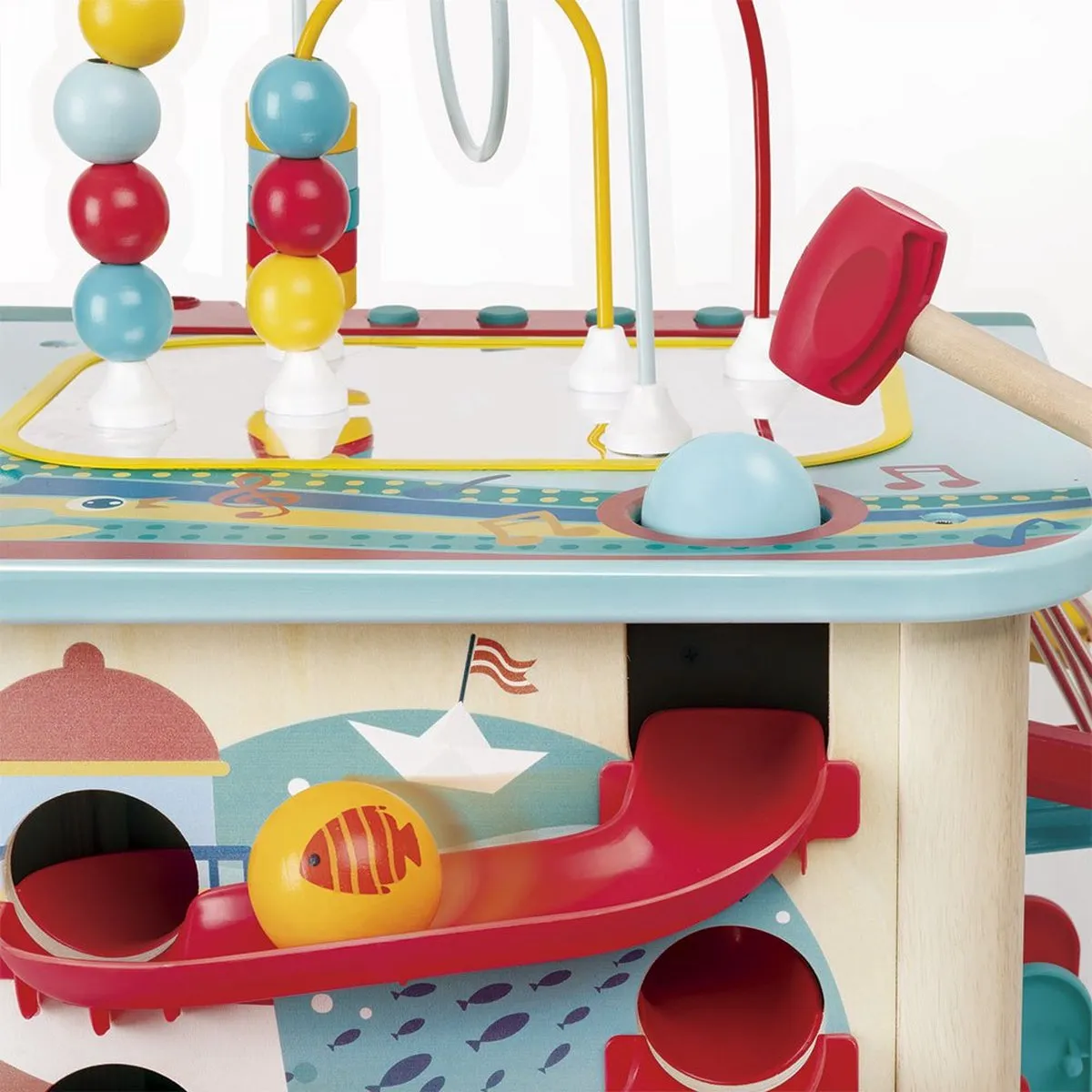 Hape Magischer Motorikwürfel 694347 - Speelkubus - 2 Ballen