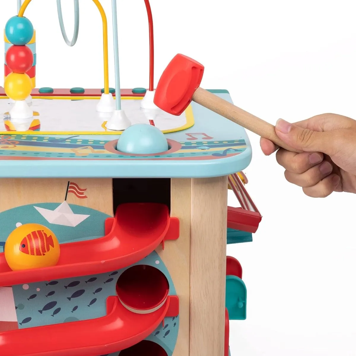 Hape Magischer Motorikwürfel 694347 - Speelkubus - 2 Ballen