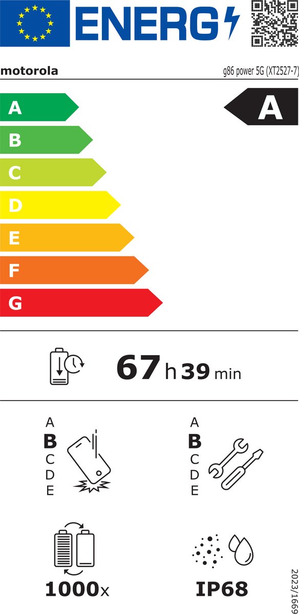 Motorola - Moto G86 Power 5G - 512GB - Pantone Cosmic Sky