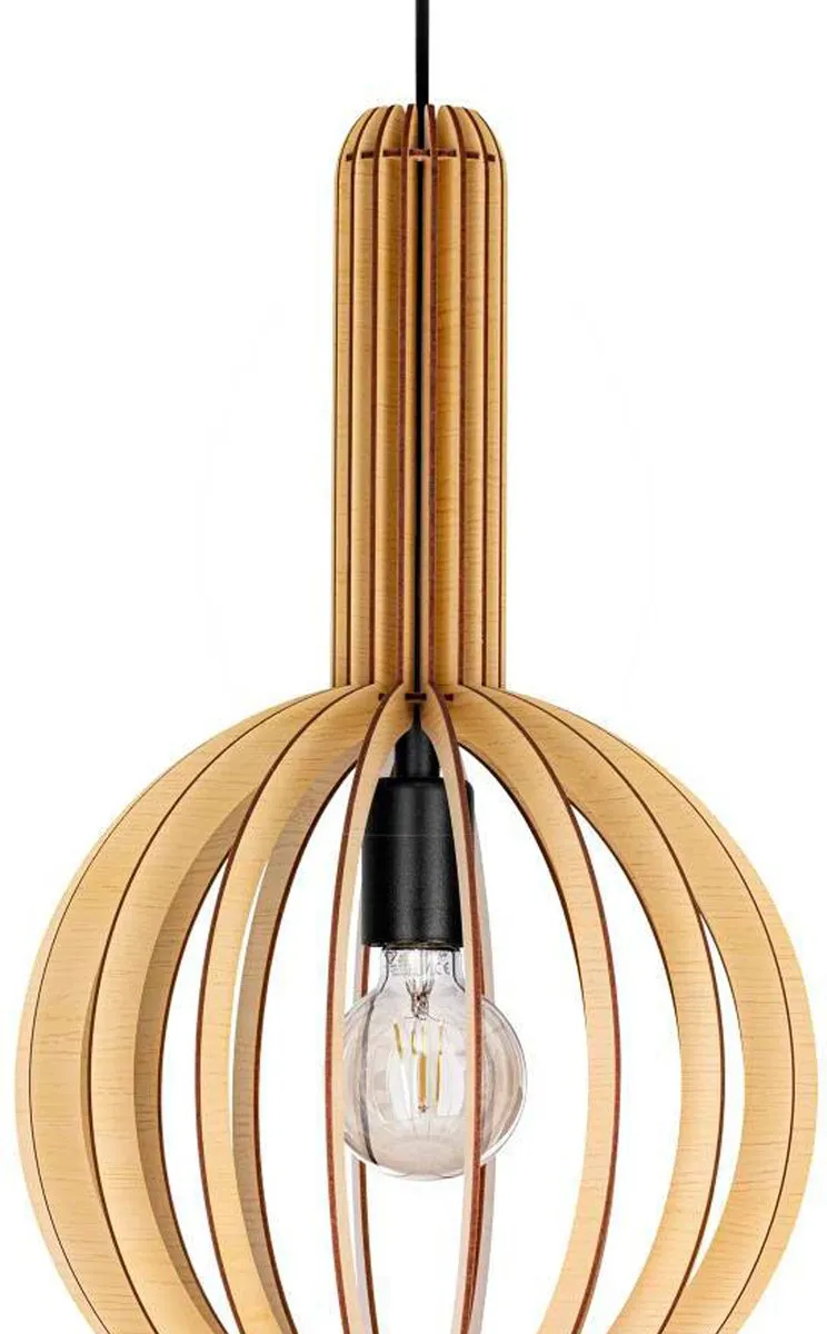 Eglo Velasco Hanglamp E27 - Ø31cm - Ahorn/Zwart