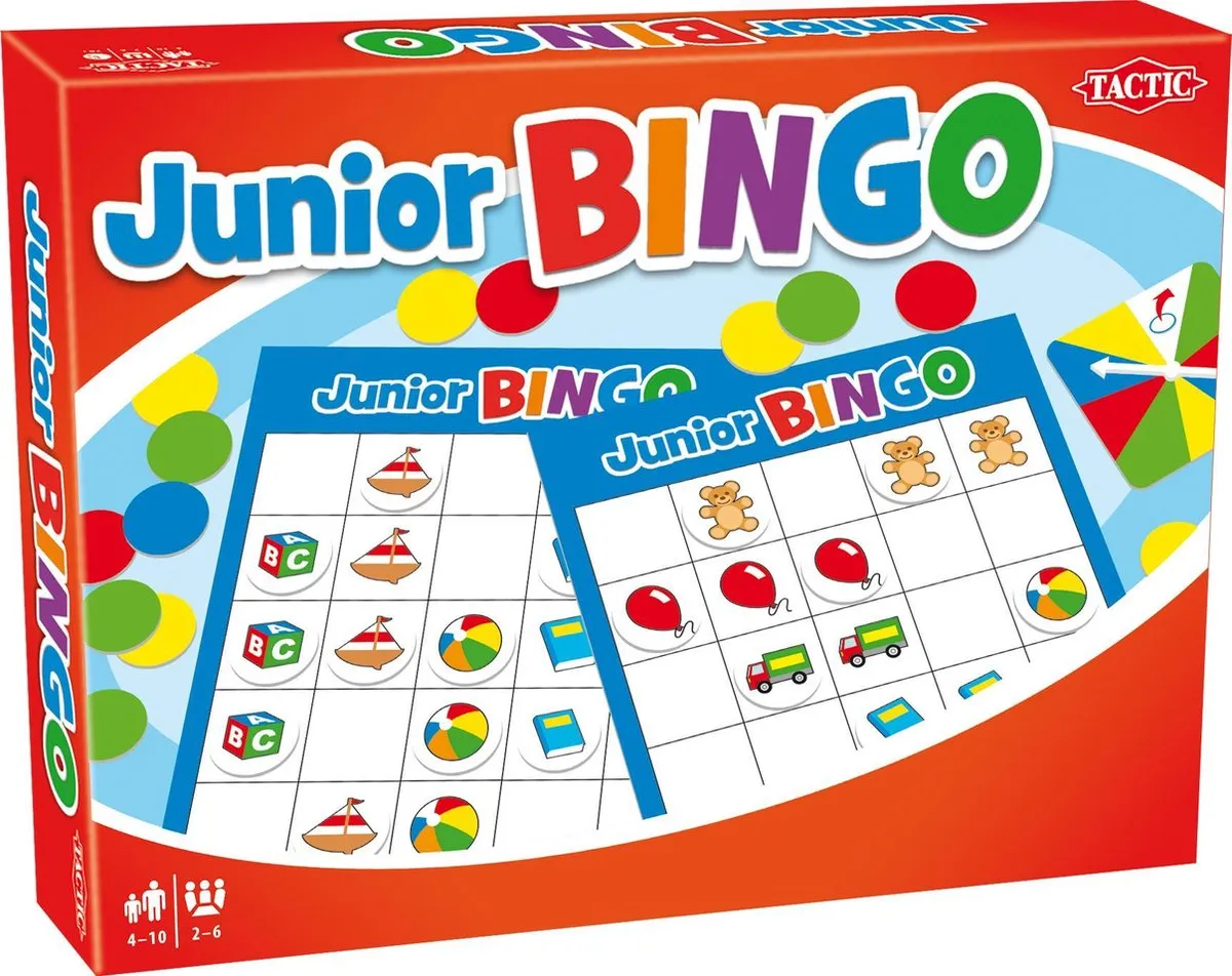Tactic Junior Bingo - 2-6 Spelers