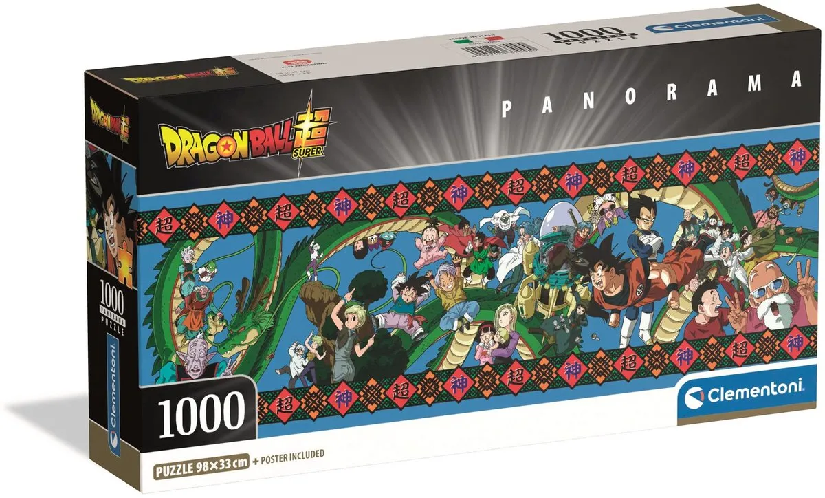 Clementoni Dragon Ball Panorama Puzzel 1000 Stuks
