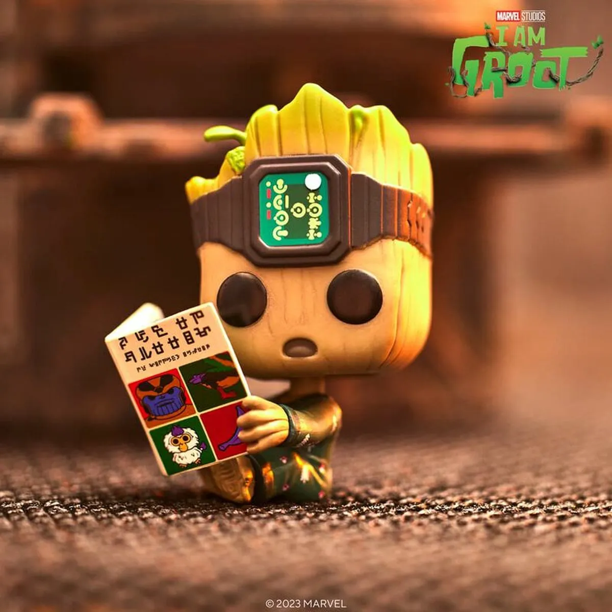 Funko Marvel POP! I Am Groot Groot PJs With Book - 9cm Multicolor