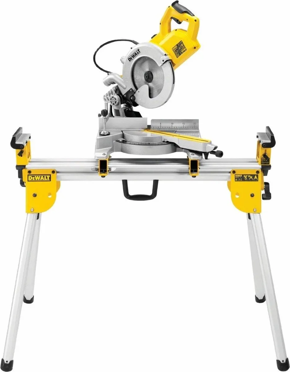 DeWalt DWS777SET Afkort-/Verstekzaag 216mm 1800W - met onderstel