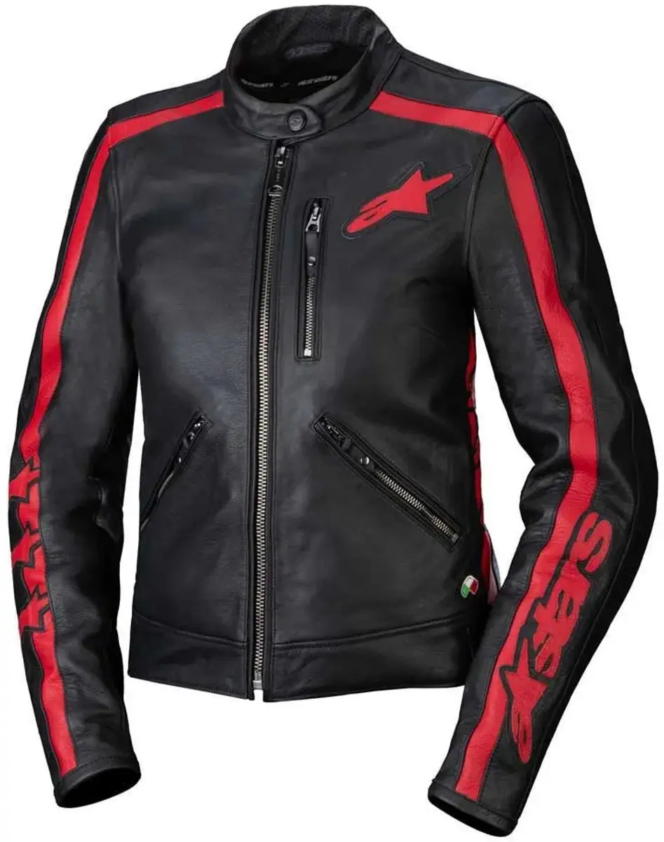 Alpinestars Stella Dyno Leren Jas 2XL - Zwart