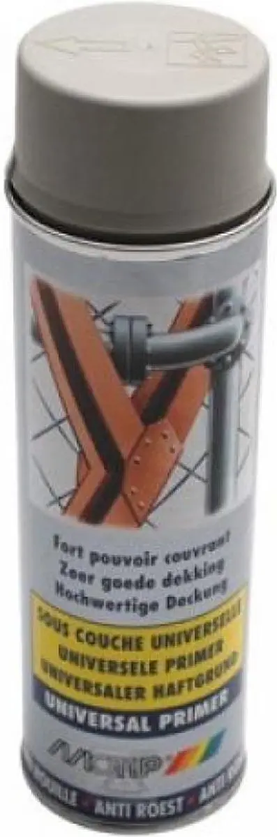 Motip 07303 Universele Primer Spuitbus 500ml - Beige-grijs