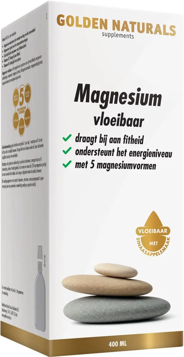 Golden Naturals Magnesium Vloeibaar 400ml