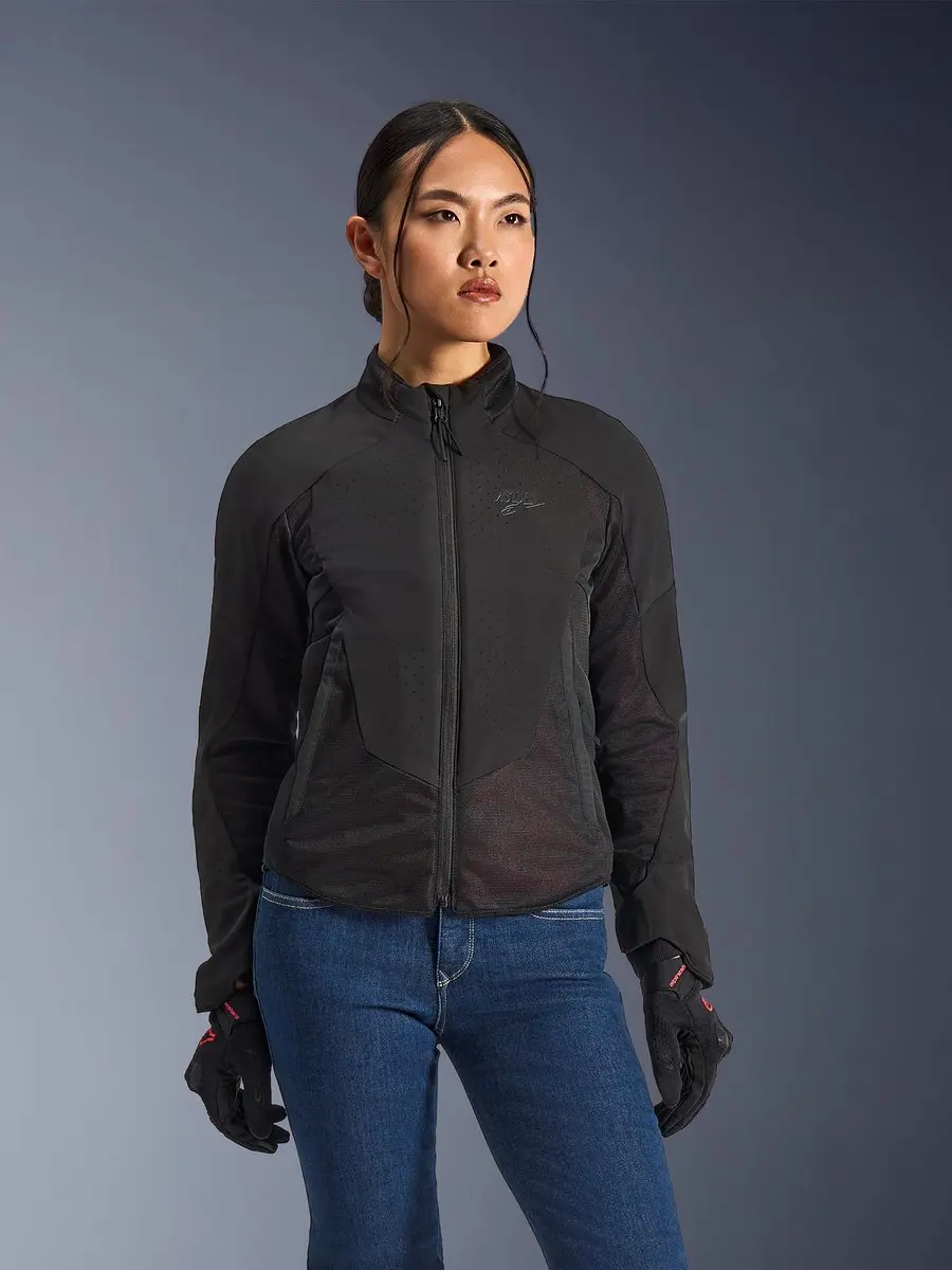 Alpinestars Stella Aeroshell Airflow Dames Motorjas - Zwart