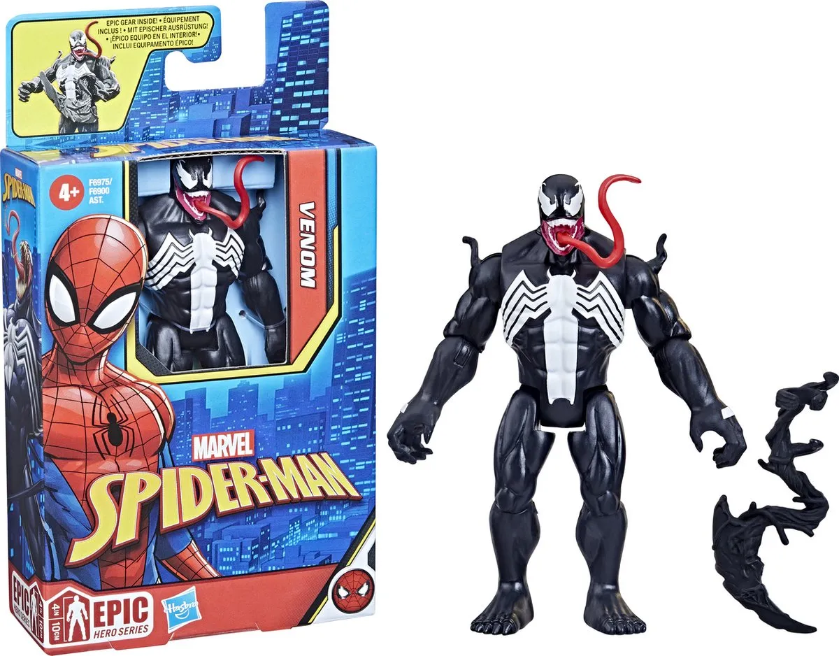 Hasbro Marvel Spider-Man Epic Hero Series Venom Actiefiguur 10cm - F69755X0