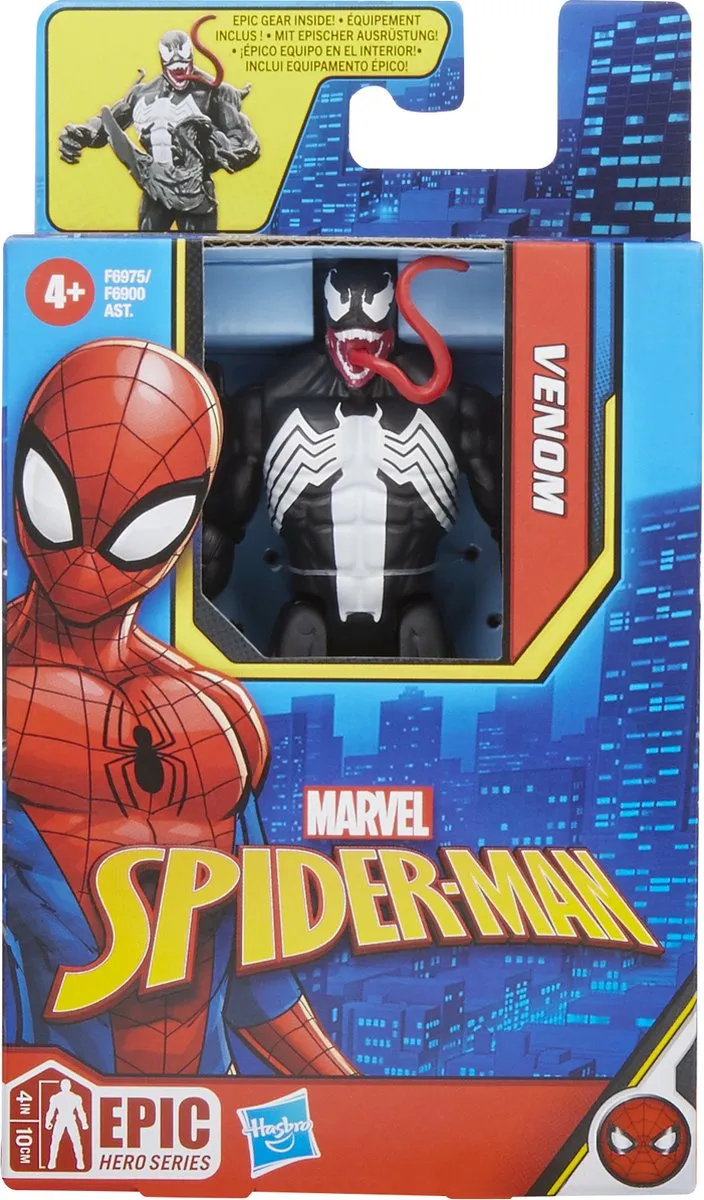 Hasbro Marvel Spider-Man Epic Hero Series Venom Actiefiguur 10cm - F69755X0
