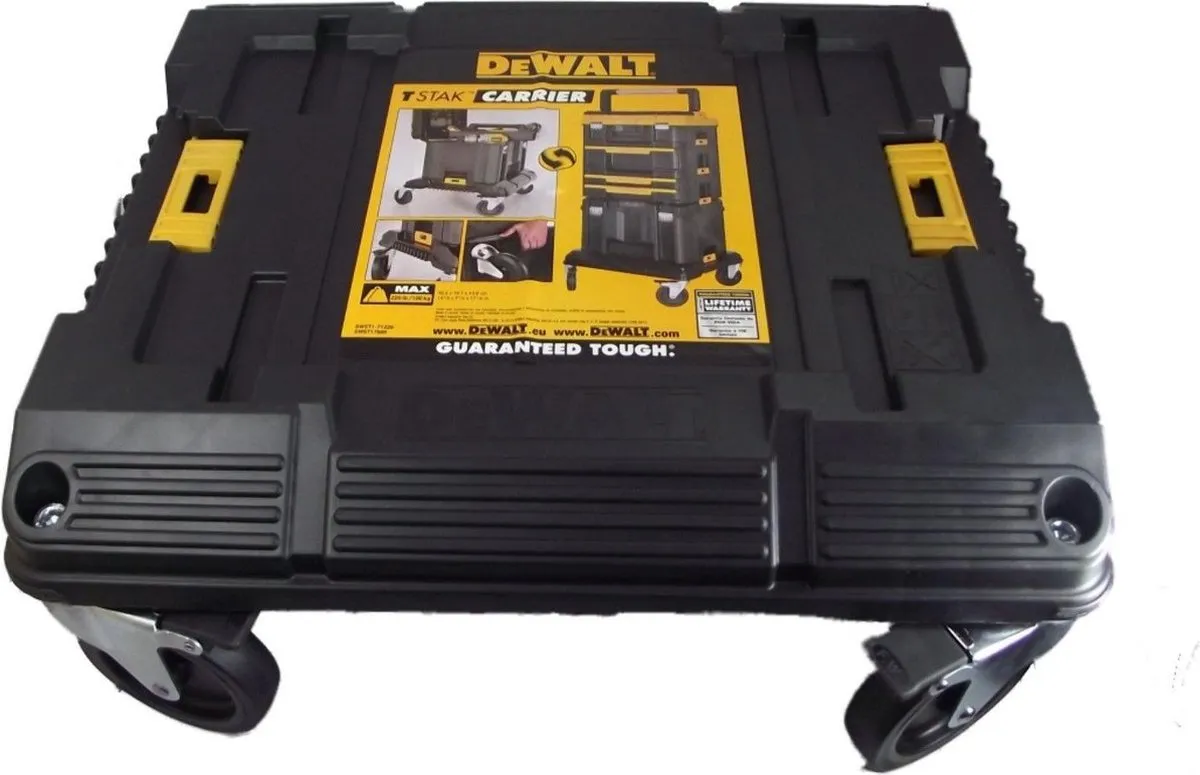 DeWalt DWST1-71229 Rolwagen TSTAK - Zwart