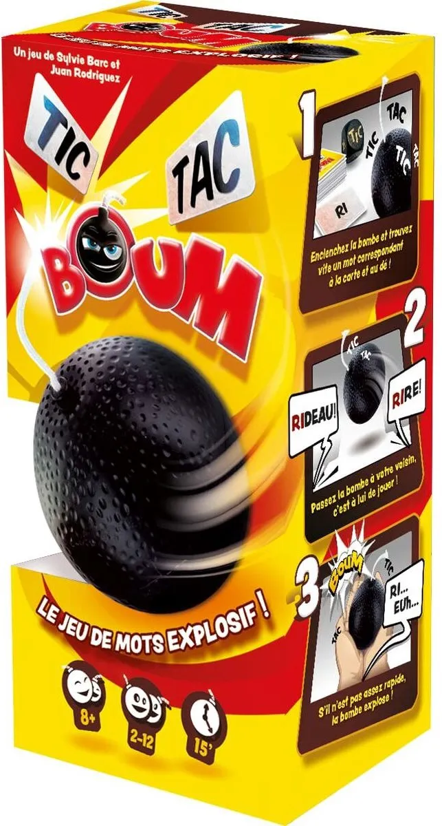 Asmodee Tic Tac BOOM Bordspel - 2-12 Spelers