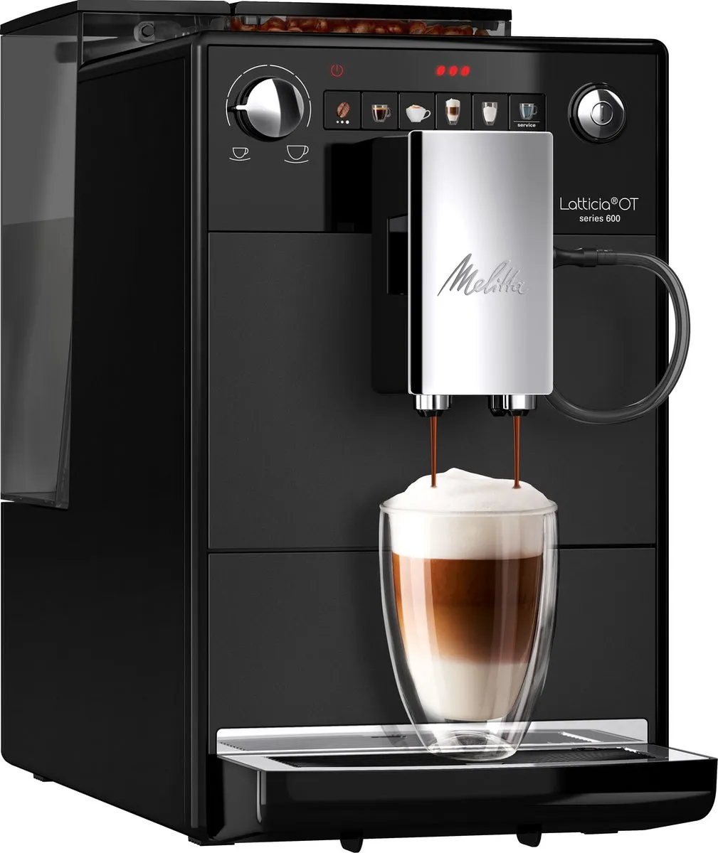 Melitta Latticia OT volautomatische Espressomachine F300-103 frosted zwart