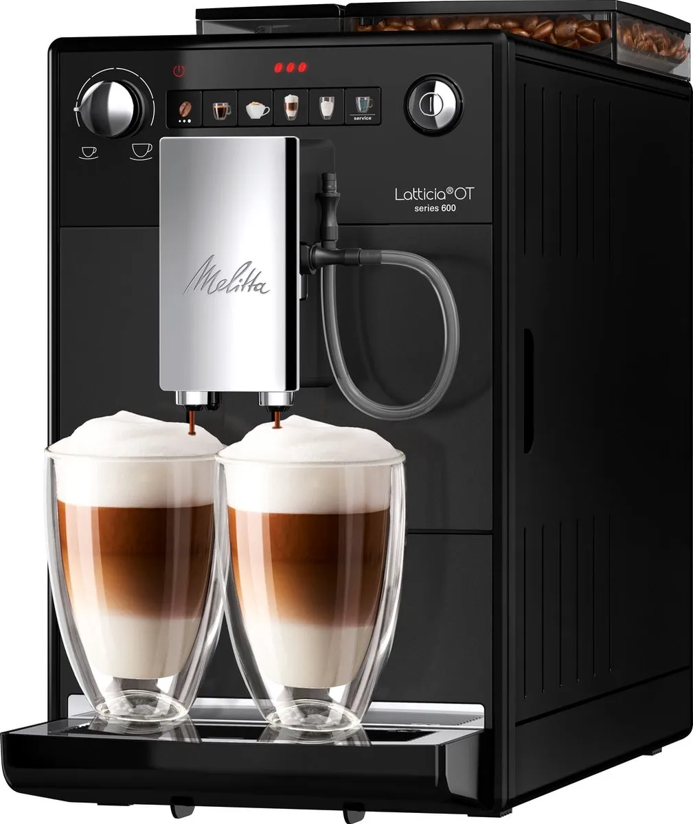 Melitta Latticia OT F300-103 Espressomachine - Zwart - afbeelding 6 van 6