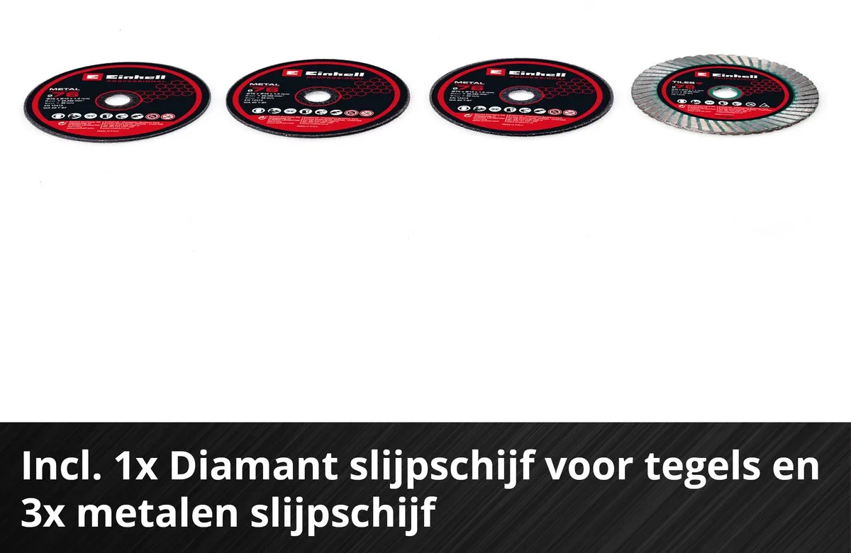 Einhell Professional TP-CO 18/76-C Li Doorslijpmachine - 18V - Ø76mm
