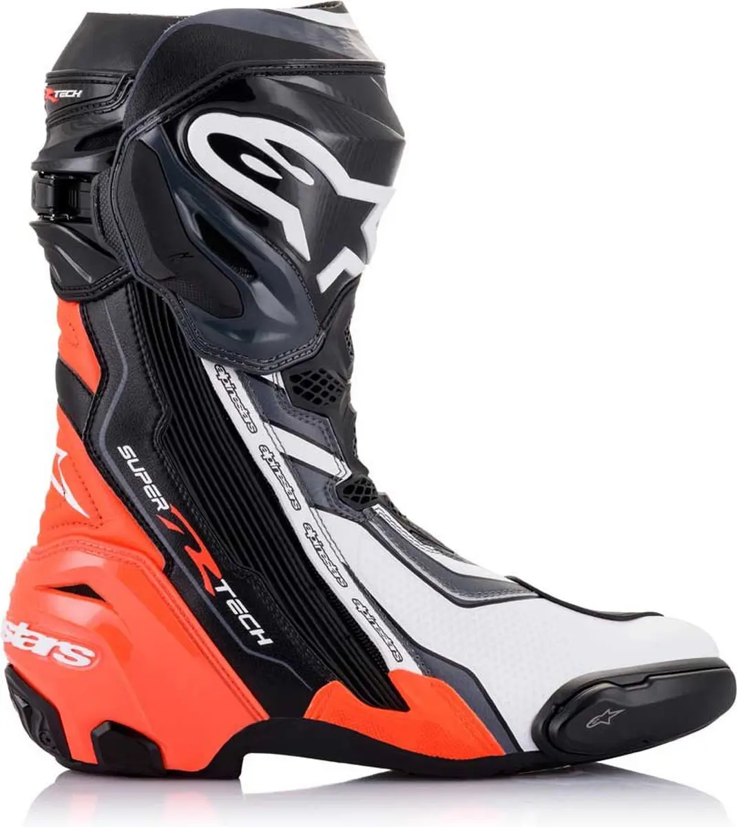 Alpinestars Supertech R Motorlaarzen 44 - Zwart/Rood/Fluo/Wit/Grijs - afbeelding 6 van 6