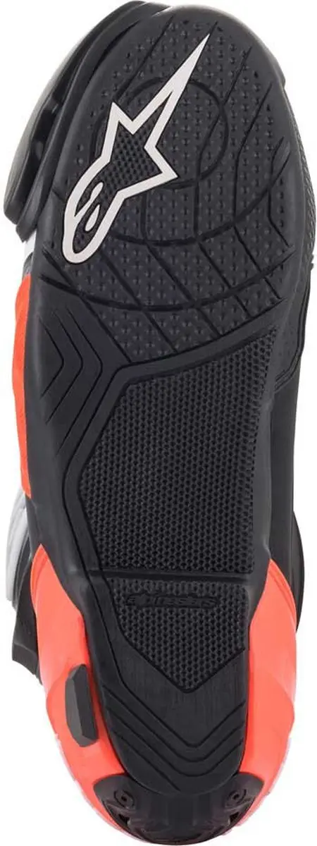 Alpinestars Supertech R Motorlaarzen 44 - Zwart/Rood/Fluo/Wit/Grijs