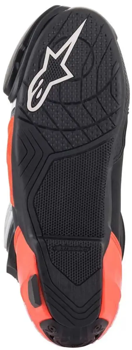 Alpinestars Supertech R Motorlaarzen 44 - Zwart/Rood/Fluo/Wit/Grijs