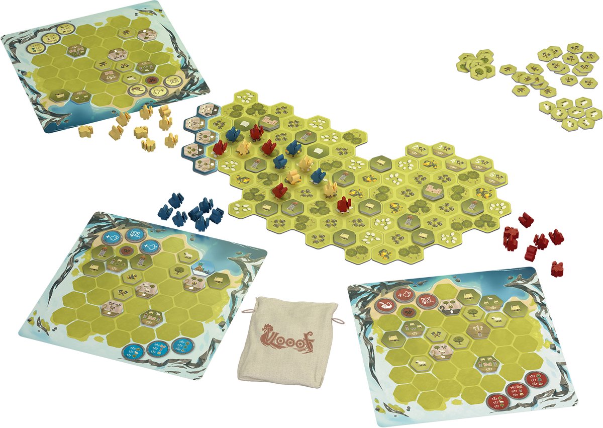 999 Games - Vlooot - Bordspel - Tactisch bord- en legspel, dat maar een half uurtje duurt!